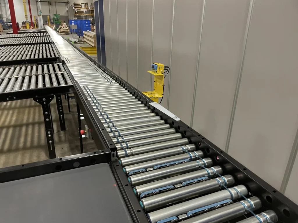 An MDR Sorter used in an MDR conveyor system.